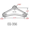thumbnail image 2 of Southwest Wheel Triangular Equalizer for Double Eye Leaf Spring - EQ-356, 2 of 3