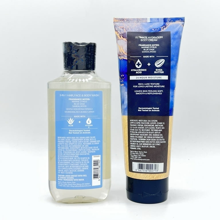 Bath and Body Works Men's Collection Clean Slate 3-In-1 Hair