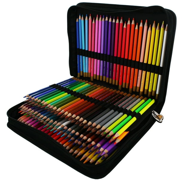2 pack) Colored Pencil Set & Zippered Case 150/Pkg-Assorted