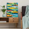 thumbnail image 5 of UXIEQU Colorful Sardine School Canvas Wall Art 15.75x11.81 Inches, 5 of 8