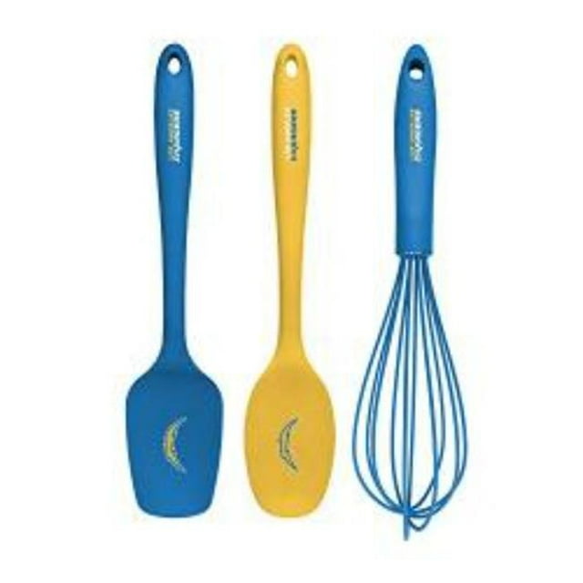Collection KUSNFL6901 NFL Los Angeles Chargers Kitchen Utensil Set - 3 Piece