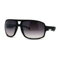 thumbnail image 1 of Mens Luxury Oversize Sport Plastic Racer Sunglasses Matte Black, 1 of 4
