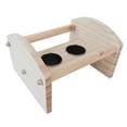 thumbnail image 2 of Percha para pájaros, soporte de juego, jaula de juguete para loros, suministros para mascotas para ejercicio y entrenamiento madera, 2 of 9