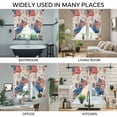 thumbnail image 3 of Independence Day Swag Valances for Windows, Kitchen Window Curtains Over Sink, Patriotic Truck Usa Flag Firework Floral Window Treatment Curtains for Living Room/Bedroom Curtains 2 Panel Sets 36"x45", 3 of 8