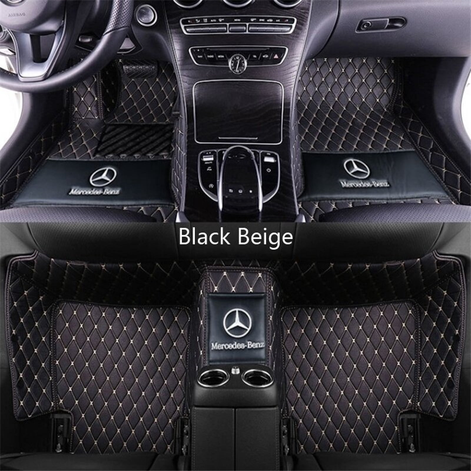 Mercedes-Benz E-Class Convertible 2013-2017 Waterproof Leather Car Floor Mats Car Carpet