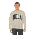 thumbnail image 6 of NOLA New Orleans Louisiana Sweatshirt Gifts Crew Neck Shirt Long Sleeve, 6 of 7