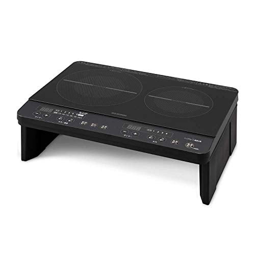 Iris Ohyama 2 Ports IH Cooking Heater No Construction Required