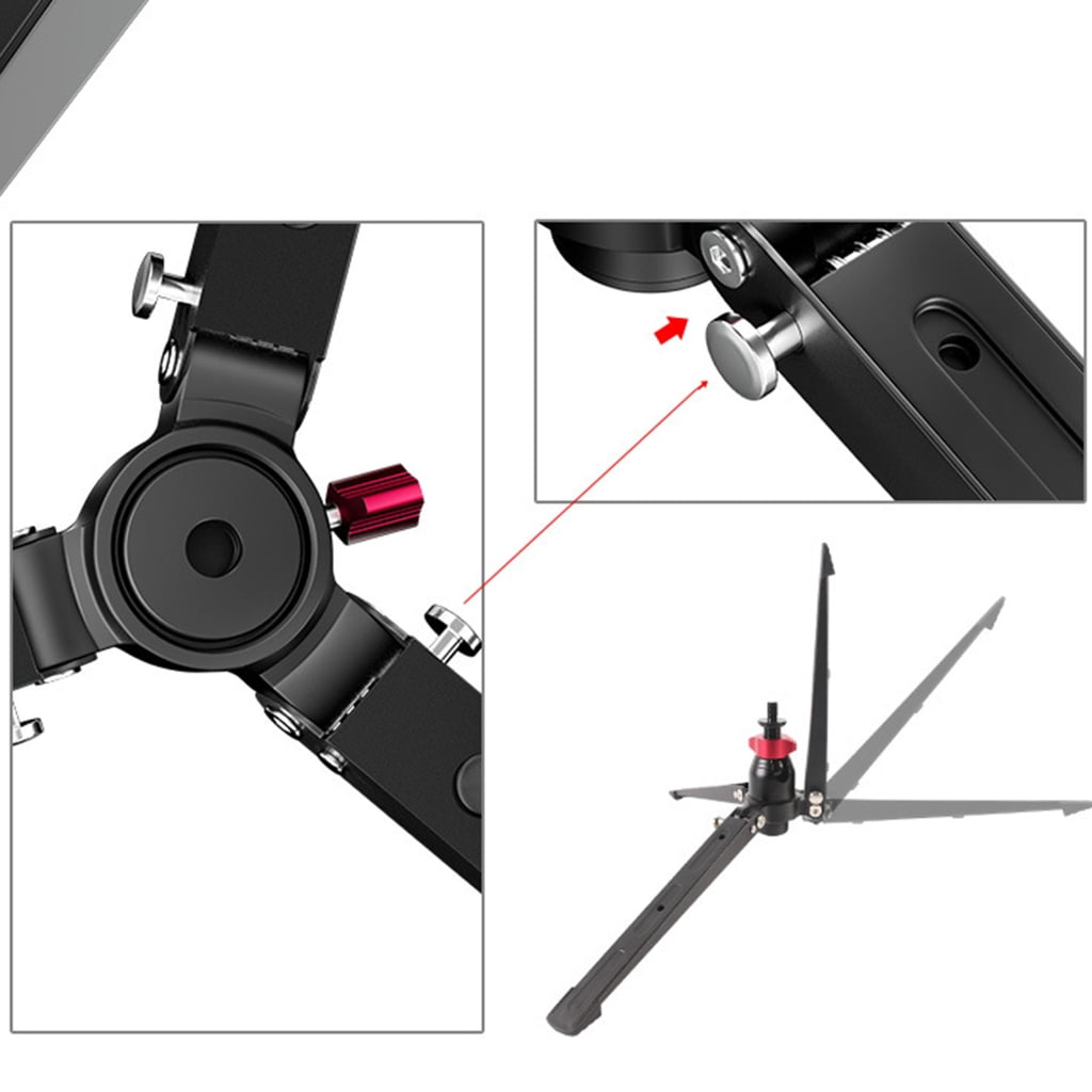Solid Aluminum Alloy Table Tripod Base Table Top Tripod For Cameras Stability