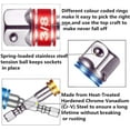 thumbnail image 3 of Professional and Diy Use Power Tools Gadgets, Impact Grade Driver Sockets Adapt Your Drill for High Torque Tasks, Chrome Vanadium Steel with Secure Fit Detent Ball, 3 of 5