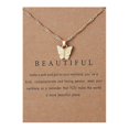thumbnail image 3 of Sweet Butterfly Necklace Acrylic Color Clavicle Chain Necklace, 3 of 9