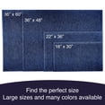 thumbnail image 4 of Ecomills Dirt Trapper Door Mat, Absorbent Indoor/Outdoor Entrance Mat, Low Profile, Rubber Backing, 36" x 60", Blue, 4 of 4
