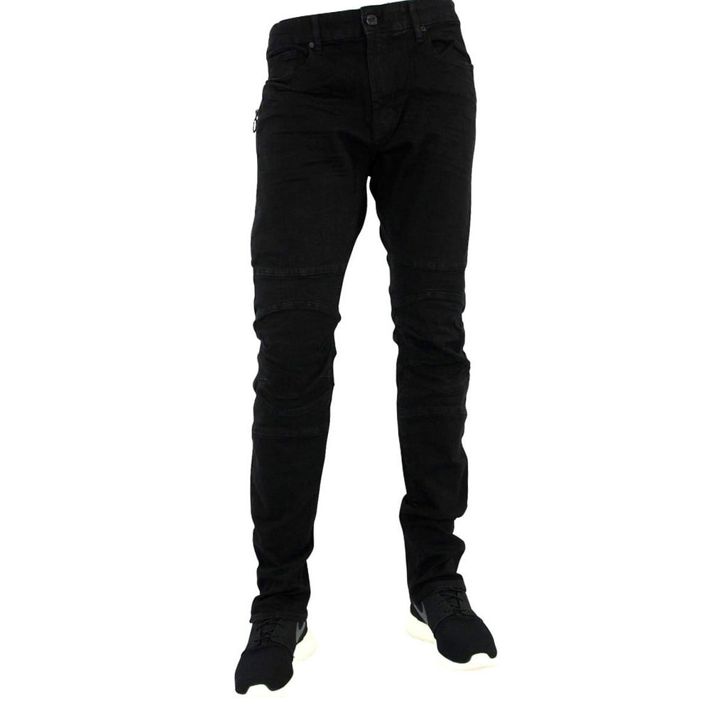 Jordan Craig - Jordan Craig Slim Fit Ring Side Overdyed Men's Denim Pants Black jm3096-black
