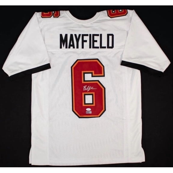 Baker Mayfield Autographed Hand Signed Custom Tampa Bay Buccaneers Jersey - JSA COA