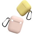 thumbnail image 2 of Estuche para AirPods, funda protectora completa de silicona para accesorios de AirPods, compatible con el estuche de carga inalámbrico y con cable de Apple AirPods 2 (LED frontal visible),, 2 of 7