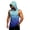 Green, variant on Ombre Hooded Tank For Men, Sleeveless Pullover Workout Vest with Pocket - Breathable Quick-Dry Bodybuilding Stringer for Summer Gym & Outdoor Training Blue S