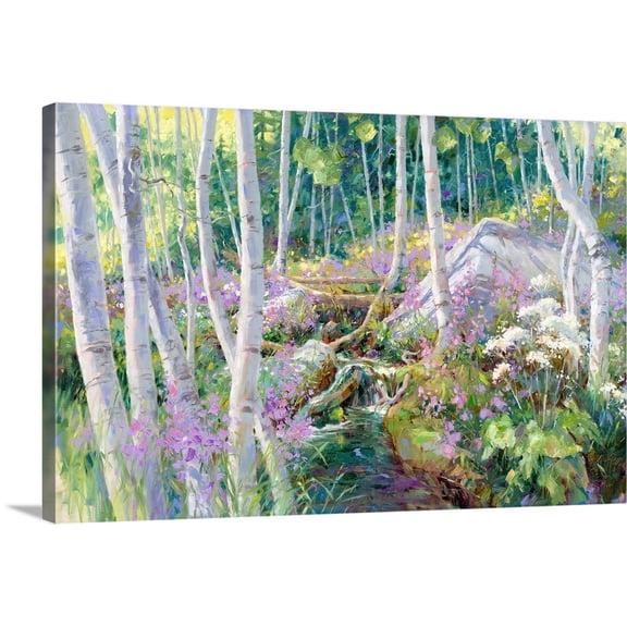 Great BIG Canvas | "Aspen Glade" Canvas Wall Art - 30x20