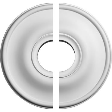 11 3/4"OD x 3 1/2"ID x 3/8"P Jefferson Ceiling Medallion, Two Piece (Fits Canopies up to 3 1/2")