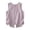 Purple, variant on Daznico Women's Round Neck Sleeveless Linen Blend Back Button Tank Top Casual Summer Tops,L
