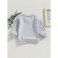 thumbnail image 4 of Bagilaanoe Toddler Baby Girl Casual Sweatshirt Long Sleeve Letter Print Pullover 6M 12M 18M 24M 3T Kids Fall Loose Tee Tops, 4 of 8
