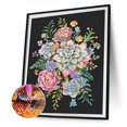 thumbnail image 1 of Cuadros Decorativos Kit de pintura de diamante 5D DIY Flores Cuadrado Diamante Mosaico Imagen Arte Sywqhk Nuevos Originales, 1 of 1