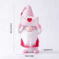 thumbnail image 2 of BToBackyard Gnome Doll Festival Decorative For Valentine Gifts Gift Cute Holiday Home Decor Heart Envelope Toys, 2 of 15