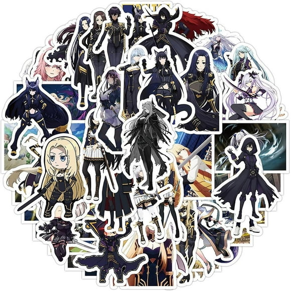 50pcs The Eminence In Shadow Stickers For Laptop, Cool Japanese Cartoon Anime Stickers For Teens Water Bottles Scrapbook Skateboard Bike Car Motorcycl