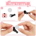 thumbnail image 2 of 7pcs Bow Car Air Virgador Ventilación Clip Amoradores Automóviles Difusor para Mujeres Niña Rosa, 2 of 3