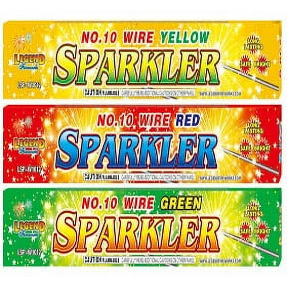 KLM2 Adult & Teen Sparklers, Multicolor, 384 Count