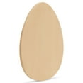 thumbnail image 2 of 50 Sturdy Egg Cutout 10 x 7 inch, Smooth Wood Easter Cutouts, Unfinished Wooden Egg Shapes to Paint for Spring Crafts , by Woodpeckers, 2 of 8
