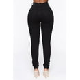 thumbnail image 5 of HLSOHJP New Black Ripped Jeans For Women Fashion High Waist Denim Pencil Pants Stretch Slim Skinny Trousers XS-XL Global Drop Ship, 5 of 6