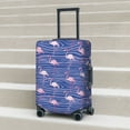 thumbnail image 6 of Disketp Flamingo Elastic Travel Luggage Cover Travel Suitcase Protective Cover For Trunk Case Apply To 18''-32'' Suitcase Cover-Small, 6 of 7