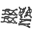 thumbnail image 1 of Juego de brazos de suspensión RC Brazos oscilantes delanteros traseros de aleación de aluminio con rótula para ARRMA 1/7 LIMITLESS para INFRACTION 6S para TYPHON 6S 1/8 RC Car Negro, 1 of 12