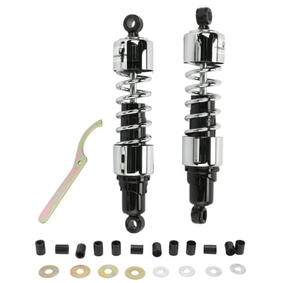 Progressive 412 Series Motorcycle Chrome 13.5" Rear Shocks (412-4215C)