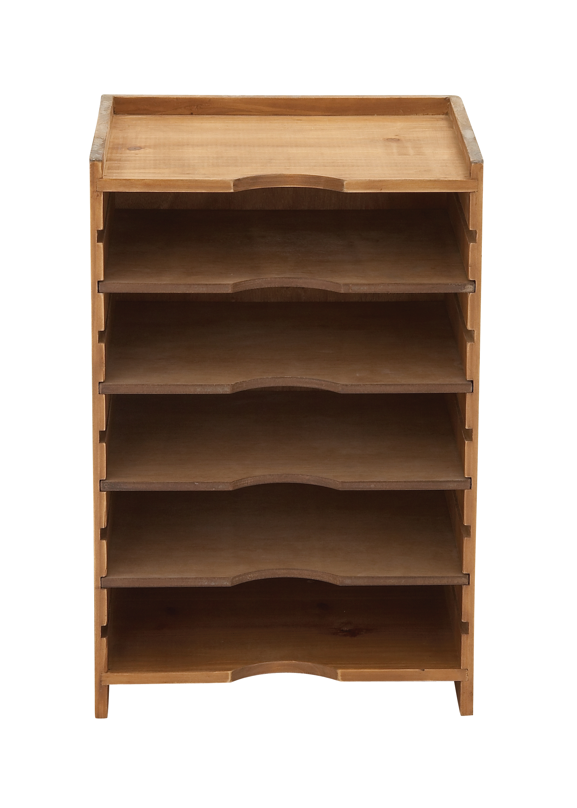 Sleek And Modern Inspired Style Wood Magazine Rack Home Decor 66599