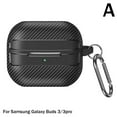 thumbnail image 4 of Clearance Now For Galaxy Buds 3/3 Pro Shockproof Carbon Fiber Pattern Case Keycha, 4 of 8