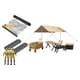 thumbnail image 1 of 13 piezas de decoración de escena de modificación de coche RC DIY, tienda de campaña a escala 1:12 y sillas de mesa con toldo lateral, figuras de CUTICAT escena de modificación, 1 of 8