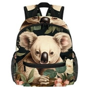 Koala Traveling Backpack with Adjustable Shoulder Strap, Large Capacity, Printed Design, Lightweight, Suitable, School Backpack Set, Large Backpack.