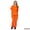 Orange, variant on NATURAL UNIFORMS WOMENS SOLID V-NECK SCRUB SET FREE SHIPPING