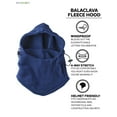thumbnail image 3 of BadPiggies Windproof Warm Fleece Hat Hood Balaclava Ski Face Mask Winter Sport Headwear (Blue), 3 of 5