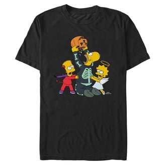 The Simpsons Tシャツ XL 黒 ASOS DESIGN unisex oversized T-shirt with The Simpsons prints in