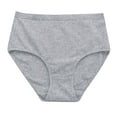 thumbnail image 1 of Women's High Waist Striped Briefs - Butt Lifting Belly Controlling Large Size Cotton Underwear for All Seasons, 1 of 2