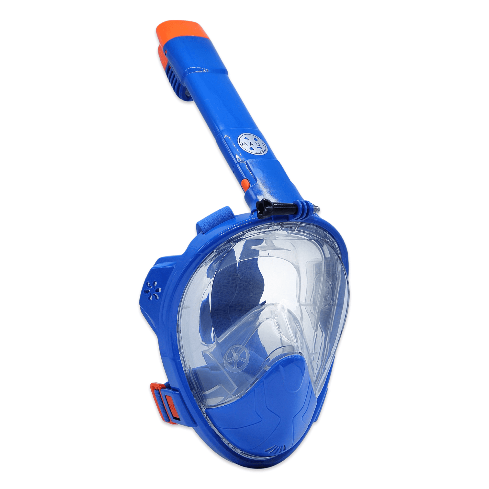 Maui and Sons Blue Full Face Diving Mask - L/XL for Adults