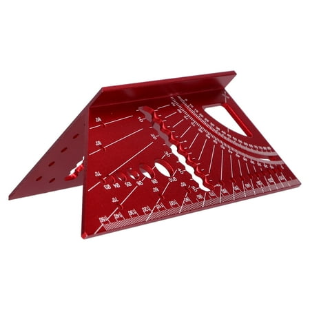 

2024 Woodworking Square Size Measure Ruler Aluminum Alloy 3D Mitre 45 90 Degree Angle Measuring Tool