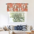 thumbnail image 7 of Drapery Wear Rod Short Curtain 54x18in Filter With Light Feature For Easy Installation Rod Free For Bedroom Kitchen Bathroom\r\n Cat And Flower, 7 of 7