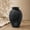 Black, variant on Black Ceramic Vase 9" Rustic Farmhouse Decorative Vase for Home Decor NOVATRAX