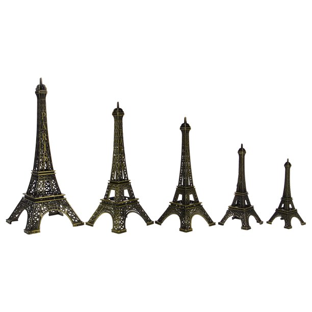 UPGRATOR 5Ud Adorno De Torre Eiffel En Metal Café Para De Con Estilo Y Uso