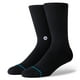 thumbnail image 1 of Crew Sock Stance para hombre ICON Crew Crew, color negro, talla L, 1 of 3