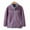 Purple, variant on Kids Fleece Jackets Mid-weight Full Zip Sweater Stand Collar Long Sleeve Fall Winter Coats for Boys Girls (12 Years, Purple)