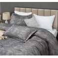 thumbnail image 3 of Juego de ropa de cama Utopia Bedding Queen, edredón Paisley, color gris, 223 x 223 cm, 3 of 7