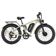 Electric Bike for Adults, 5000W Peak Dual Motor 45MPH, 52V 25Ah 100 Miles Ebike, 26 Fat Tire Dirt Bicycle for All Terrain, Mountain E-Bike UL2849